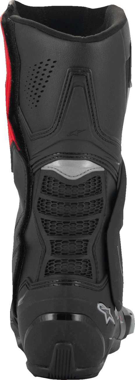 Alpinestars SMX-6 V3 Vented Motorcycle Boots - Black, Silver & Red, US 10.5 / EU 45