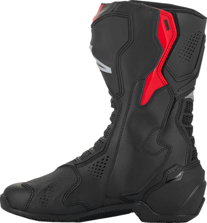 Alpinestars SMX-6 V3 Vented Motorcycle Boots - Black, Silver, Red | Size US 12 / EU 47