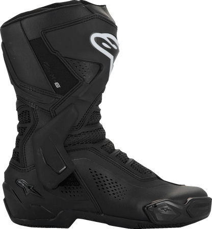 Alpinestars Stella SMX-6 V3 Vented Motorcycle Boots - Black, US 11 / EU 43 (Part #2223425-10-43)