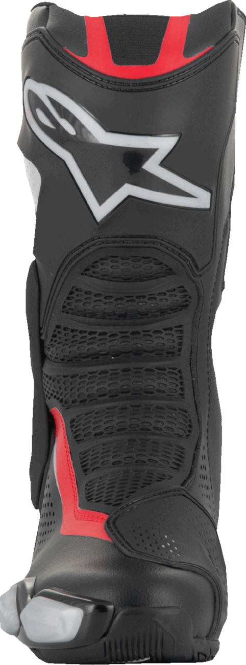 Alpinestars SMX-6 V3 Vented Motorcycle Boots - Black, Silver, Red | Size US 12 / EU 47