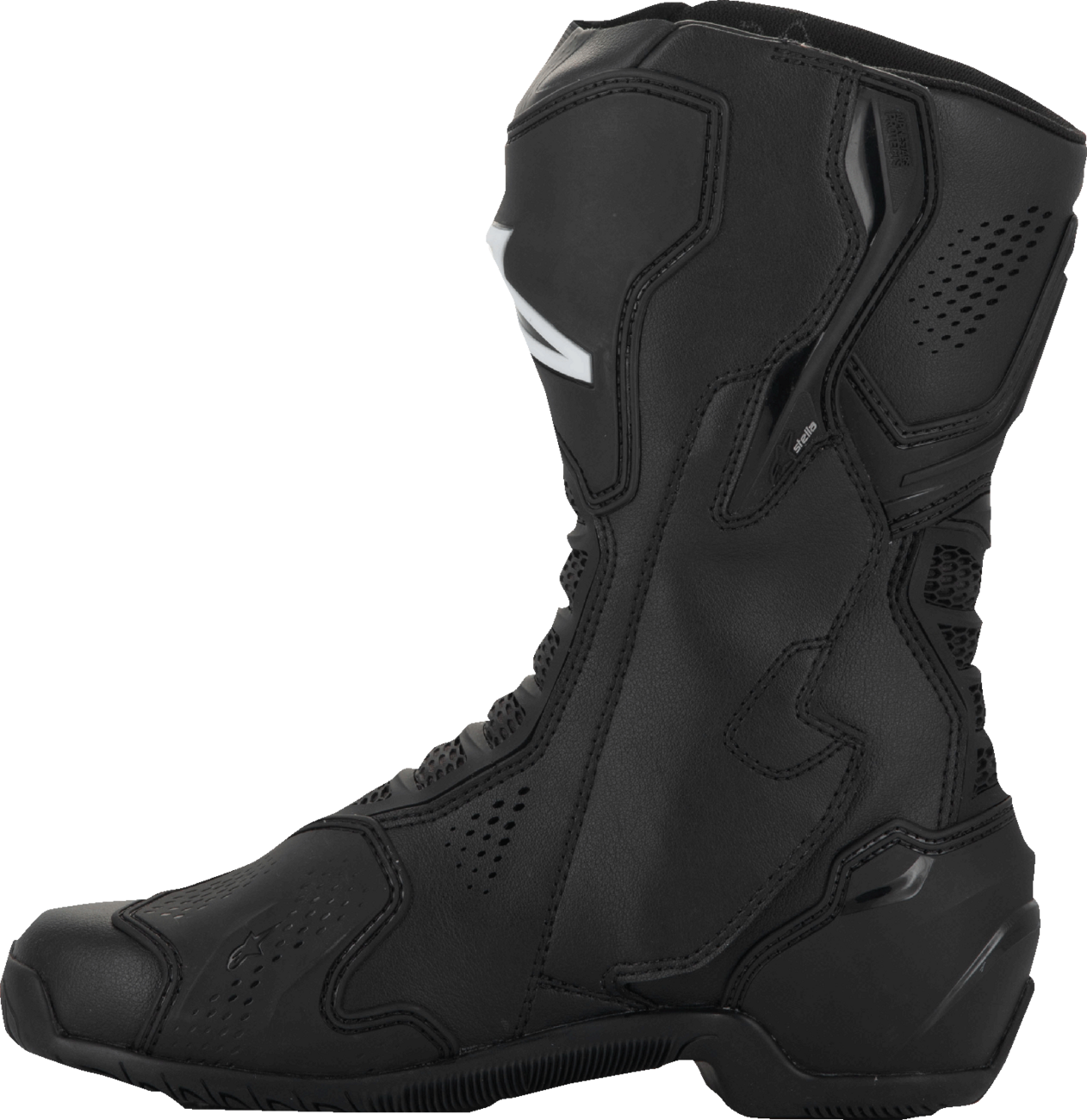 Alpinestars Stella SMX-6 V3 Vented Motorcycle Riding Boots - Black, US 8 / EU 39 (Part Number 2223425-10-39)