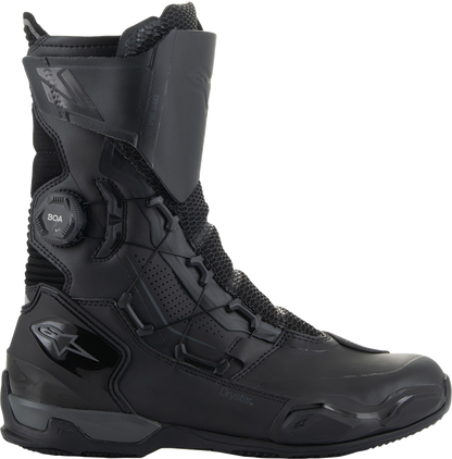 Alpinestars SP-X Boa Drystar® Motorcycle Boots - Black/Dark Gray, US 6 / EU 39 (Part Number 2242025-111-39)