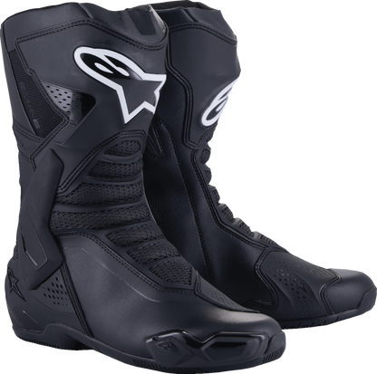 Alpinestars SMX-6 V3 Motorcycle Boots - Black, US 8 / EU 42, Part 2223025-10-42