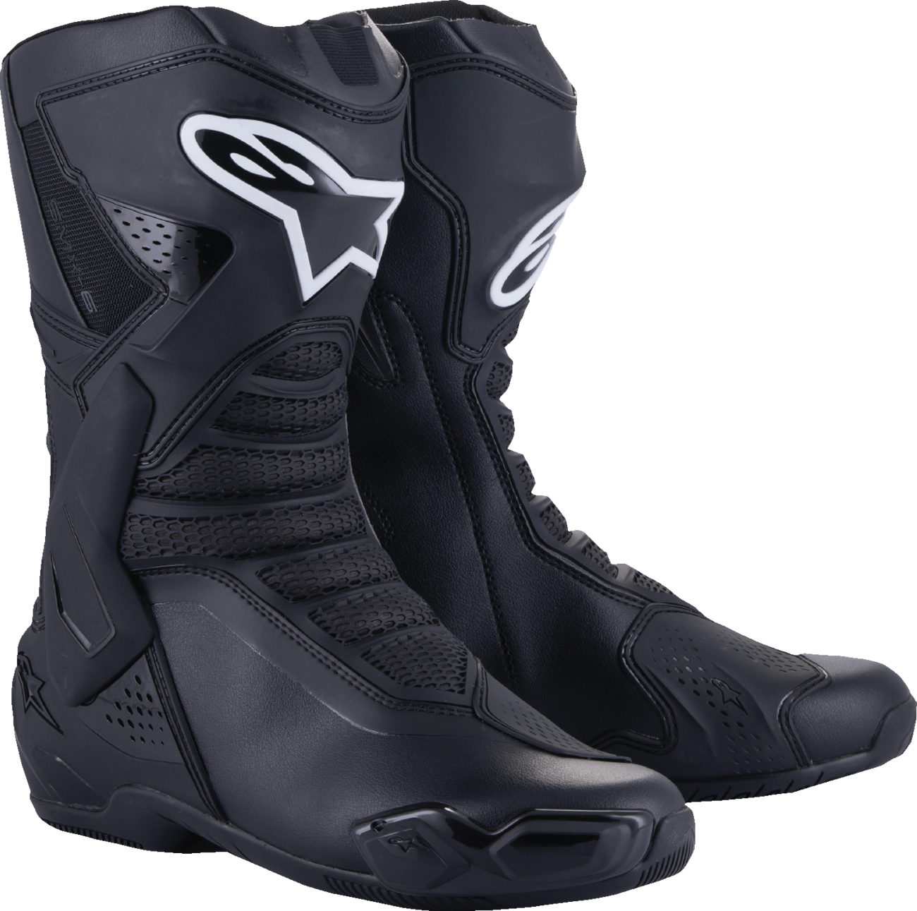 Alpinestars SMX-6 V3 Motorcycle Race Boots - Black, US 14 / EU 50 - Part 2223025-10-50