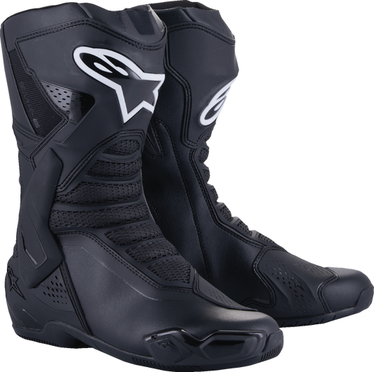 Alpinestars SMX-6 V3 Motorcycle Race Boots - Black, US 14 / EU 50 - Part 2223025-10-50
