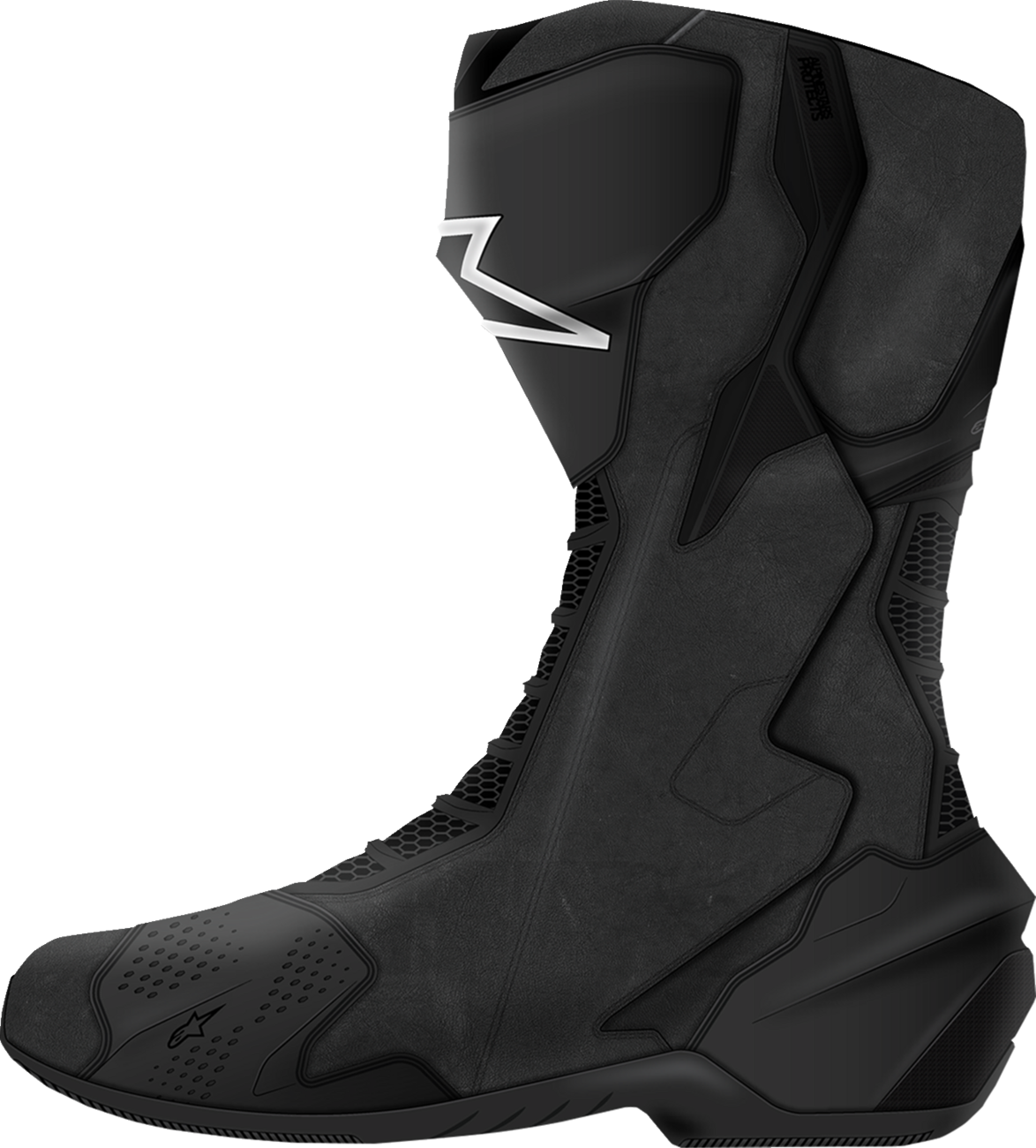 Alpinestars SMX-6 V3 Motorcycle Race Boots - Black, US 14 / EU 50 - Part 2223025-10-50