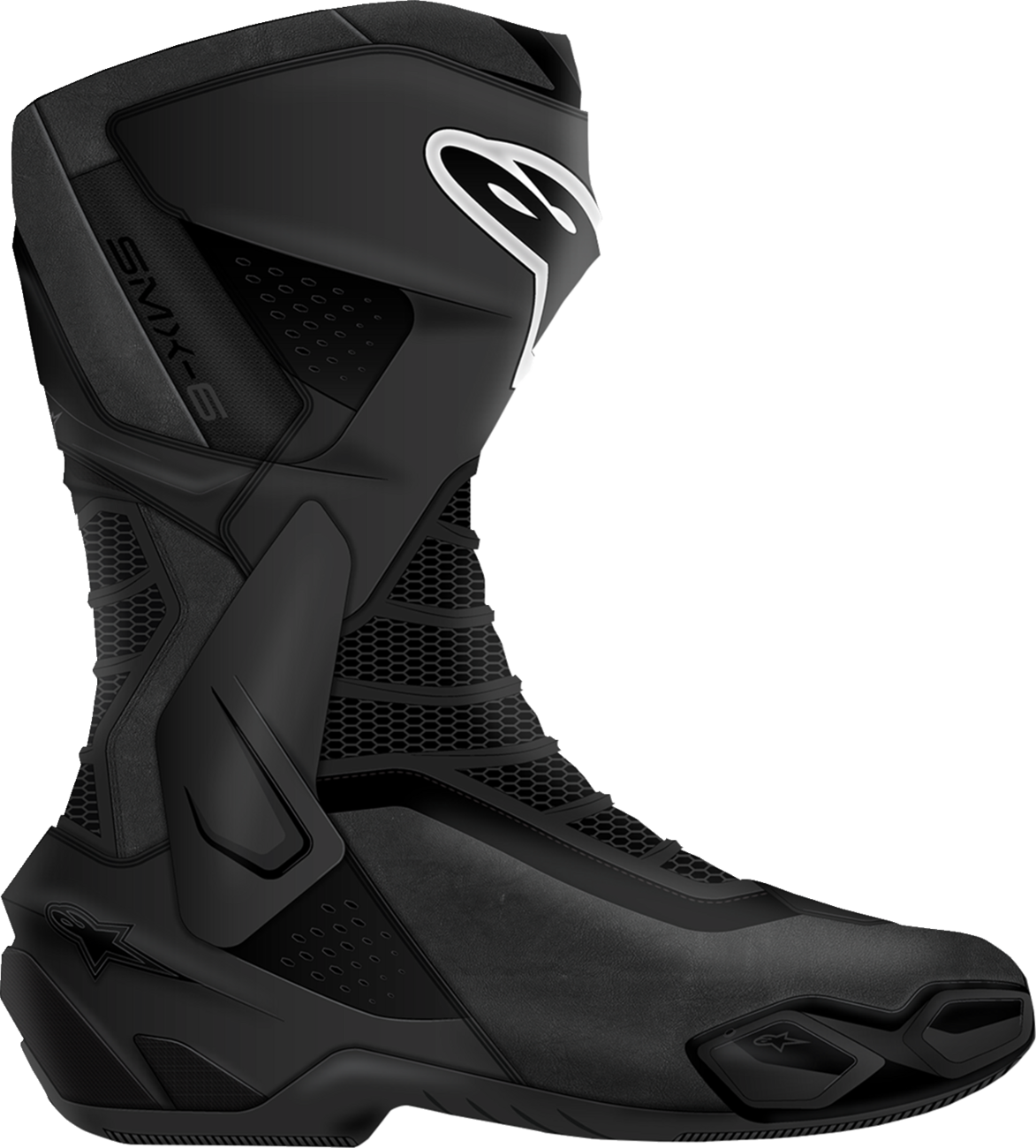 Alpinestars SMX-6 V3 Motorcycle Race Boots - Black, US 14 / EU 50 - Part 2223025-10-50