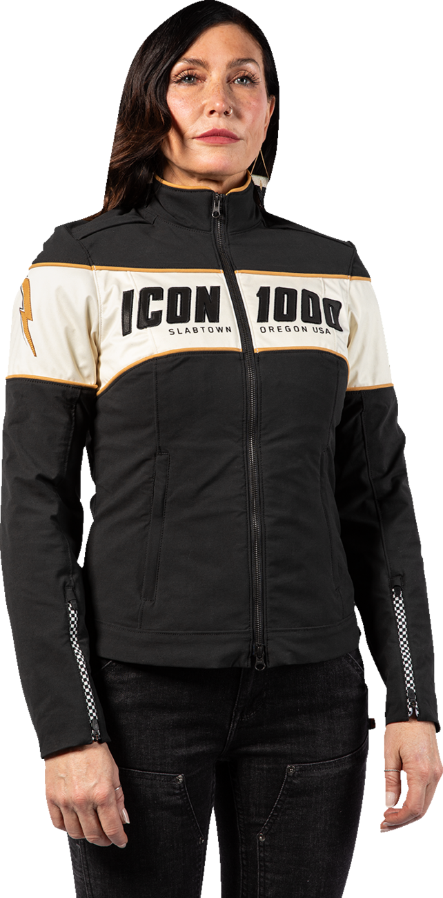 ICON Women's Hella 4™ Jacket - Black, Part Number 2822-1678