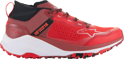 Alpinestars Meta XR v2 Off-Road Running Shoes - Bright Red / Dark Red / White, US 10 / EU 43