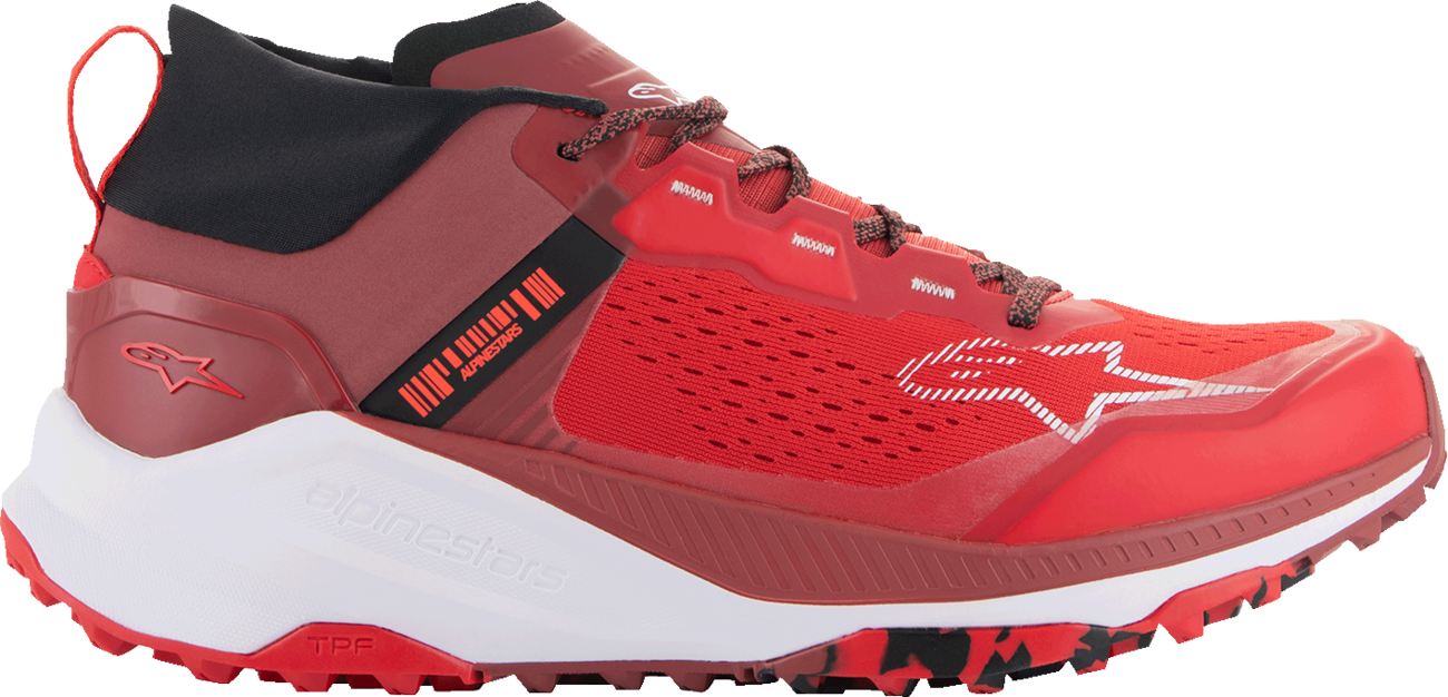 Alpinestars Meta XR v2 Off-Road Running Shoes - Bright Red/Dark Red/White, US 14 / EU 48