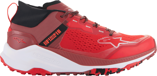Alpinestars Meta XR v2 Off-Road Running Shoes - Bright Red/Dark Red/White, US 14 / EU 48