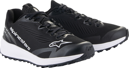 Alpinestars Meta Road V2 Shoes - Black and White, US 9 - Durable and Breathable Performance Footwear