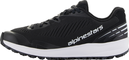 Alpinestars Meta Road V2 Shoes - Black/White US 11 | Durable, Breathable, All-Day Comfort
