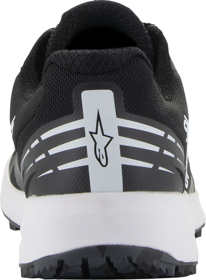 Alpinestars Meta Road V2 Shoes - Black/White, US 7.5 - Durable Lightweight Footwear for All-Day Comfort