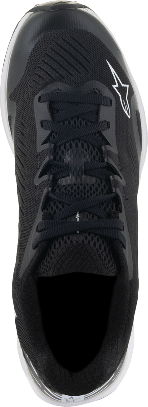 Alpinestars Meta Road V2 Shoes - Black/White US 11 | Durable, Breathable, All-Day Comfort