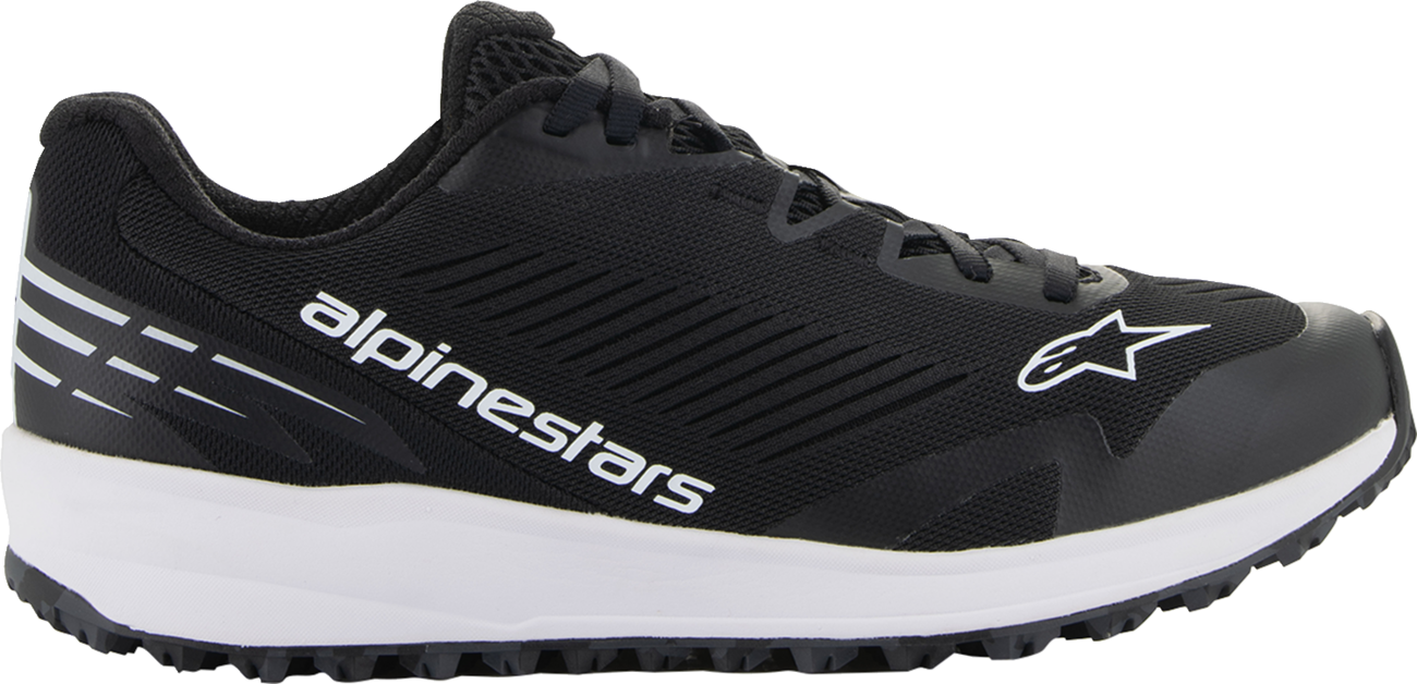 Alpinestars Meta Road V2 Shoes - Black and White, US 9 - Durable and Breathable Performance Footwear