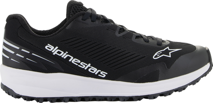 Alpinestars Meta Road V2 Shoes - Black/White, US 7.5 - Durable Lightweight Footwear for All-Day Comfort