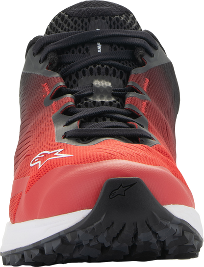 Alpinestars Meta Road V2 Shoes - Red, Black, White - US 8 | Lightweight, Durable All-Day Footwear
