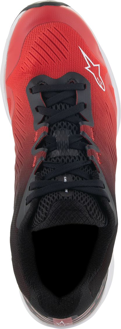 Alpinestars Meta Road V2 Shoes - Red, Black, White - US 8 | Lightweight, Durable All-Day Footwear