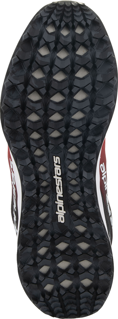 Alpinestars Meta Road V2 Shoes - Red, Black, White - US 8 | Lightweight, Durable All-Day Footwear