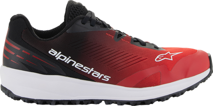 Alpinestars Meta Road V2 Shoes - Red, Black, White - US 8 | Lightweight, Durable All-Day Footwear