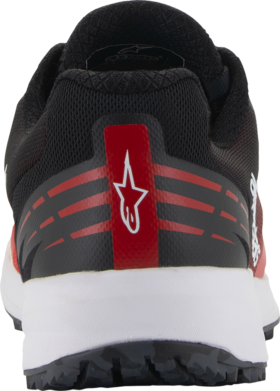 Alpinestars Meta Road V2 Shoes – Red, Black & White, US Size 10, Part Number 2654524-312-10