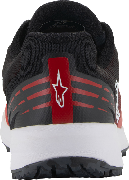 Alpinestars Meta Road V2 Shoes – Red, Black & White, US Size 10, Part Number 2654524-312-10