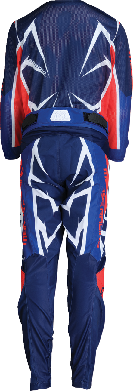 MOOSE OFFROAD Youth Agroid Mesh Jersey - Red, White & Blue, Medium - Part Number 2912-2525
