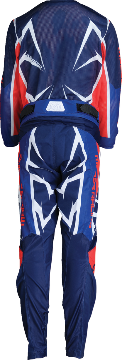 MOOSE OFFROAD Youth Agroid Mesh Jersey - Red, White & Blue, Medium - Part Number 2912-2525