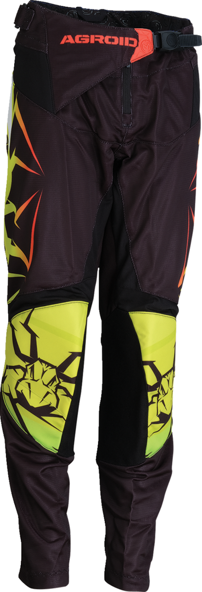 Moose Offroad Youth Agroid Mesh Pants – Hi-Viz/Black, Part 2903-2560