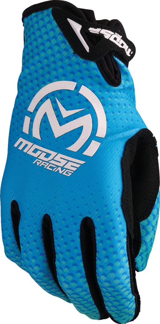 MOOSE OFFROAD SX1™ Blue Gloves - Large (Part #3330-8057)