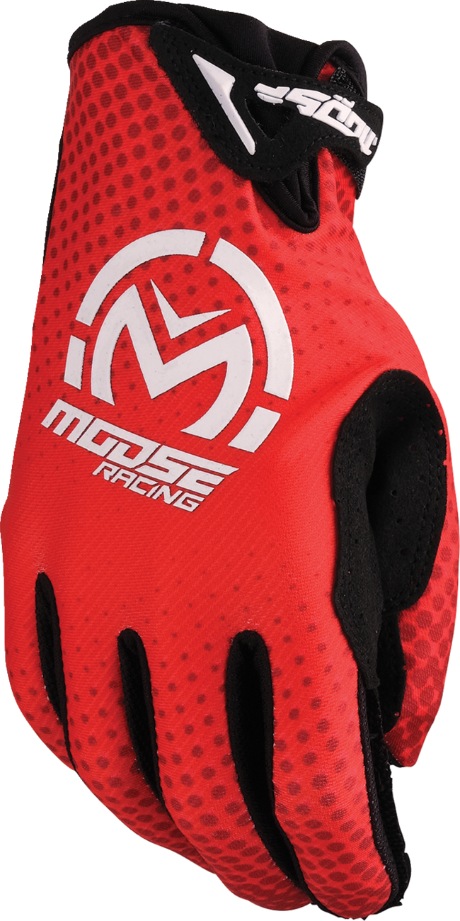 MOOSE OFFROAD SX1™ Red Gloves - Small, Performance Off-Road Hand Protection