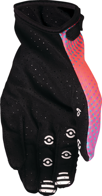 MOOSE OFFROAD SX1™ Gloves - Pink, Purple & Teal, Small – Performance Off-Road Hand Protection
