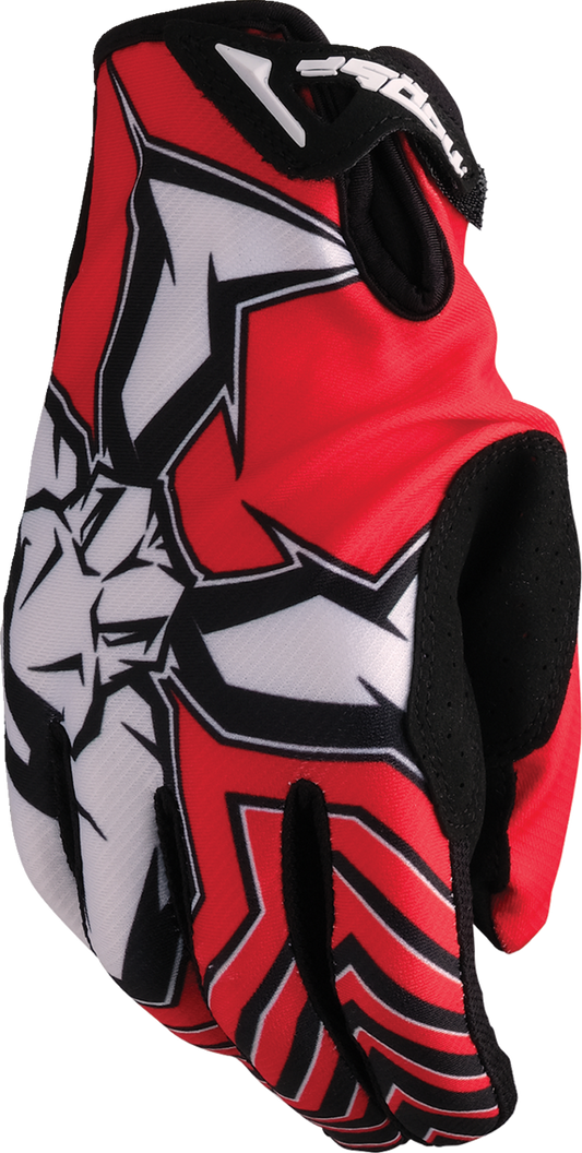 Moose Offroad Agroid™ Pro Gloves - Red/Black, Medium - Part 3330-8092
