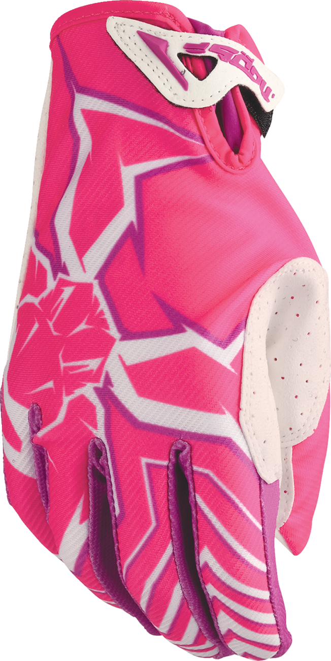 MOOSE OFFROAD Agroid™ Pro Gloves 2XL - Pink and White, Part Number 3330-8101