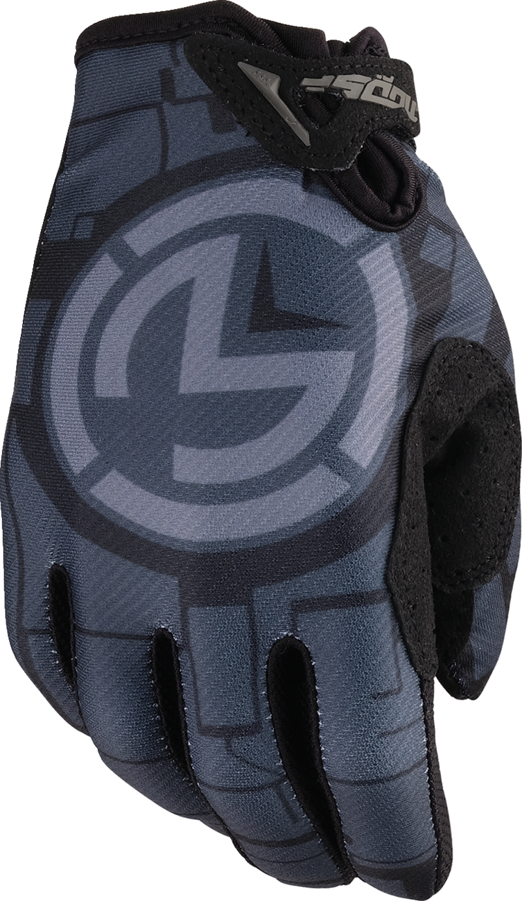 MOOSE Offroad Youth SX1™ Gloves - Black/Gray, Small (Part No. 3332-1878)