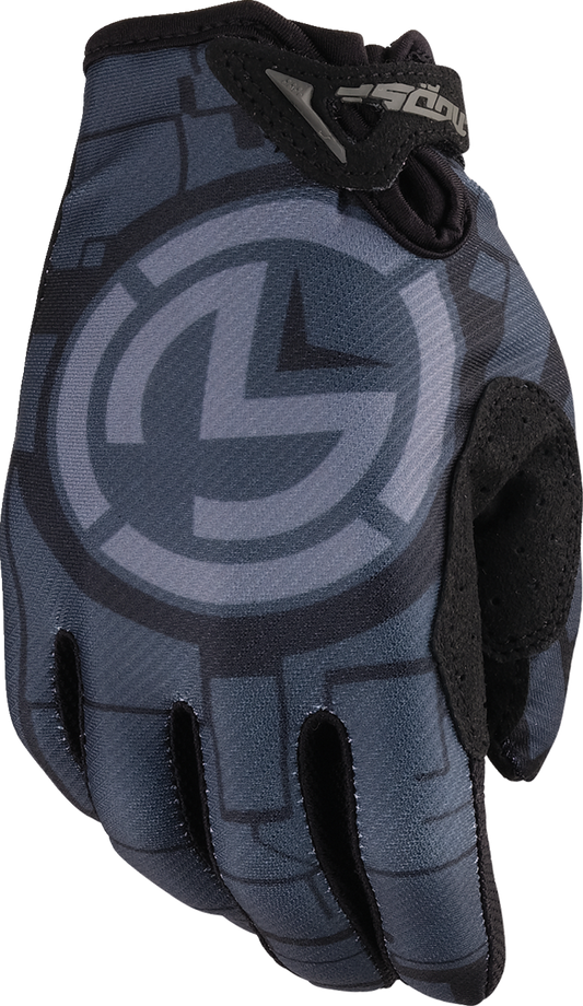 MOOSE OFFROAD Youth SX1™ Gloves - Black/Gray Large (Part Number 3332-1880)