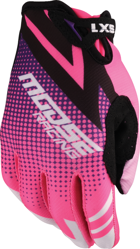 MOOSE OFFROAD Youth SX1™ Gloves - Pink/Purple, Extra Large (Part Number 3332-1906)