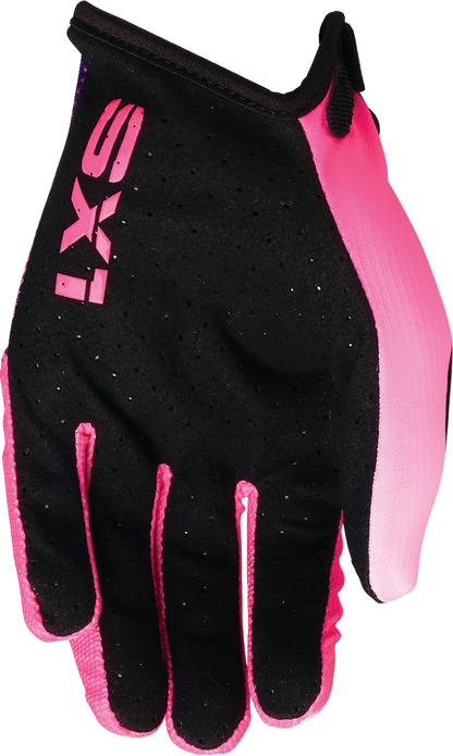 MOOSE OFFROAD Youth SX1™ Gloves - Pink/Purple, Extra Large (Part Number 3332-1906)