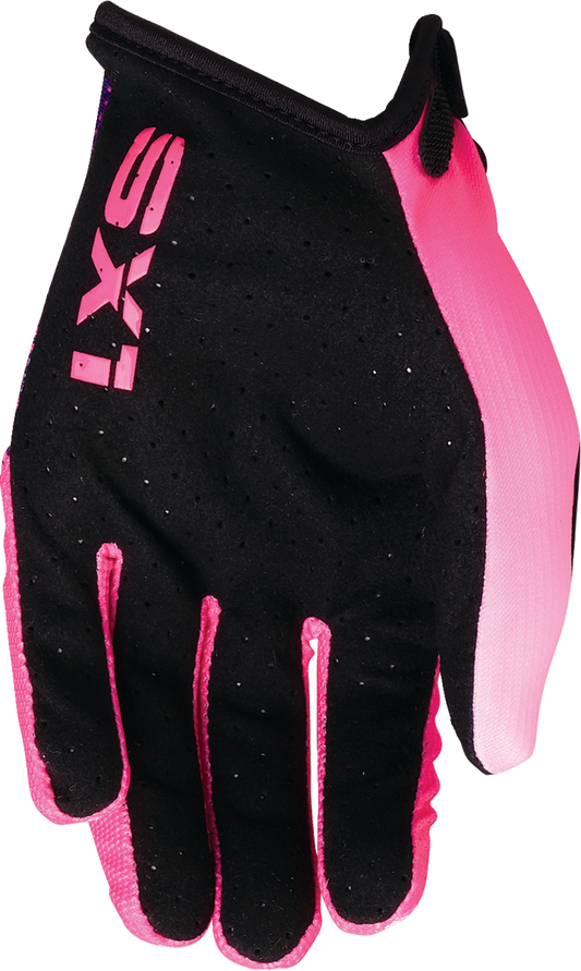 MOOSE OFFROAD Youth SX1™ Gloves - Pink/Purple, Extra Large (Part Number 3332-1906)