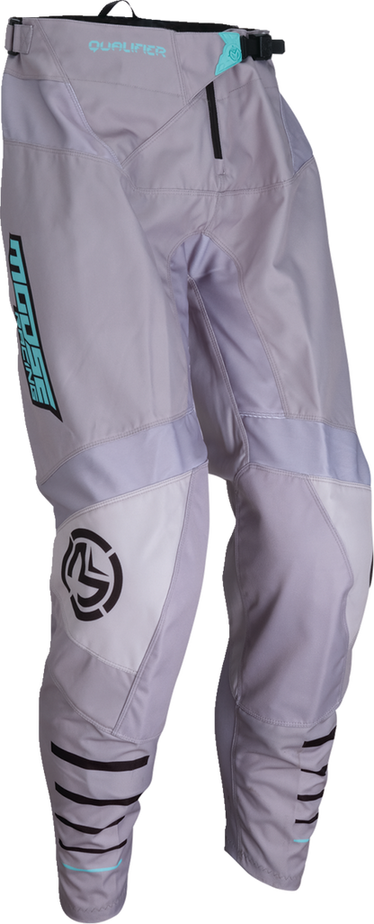Moose Offroad Qualifier® Pants - Gray/Teal, US 48 - Part 2901-11832