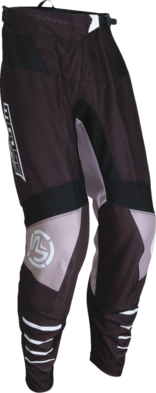 MOOSE OFFROAD Qualifier® Pants - Black/White US 30 | Durable Off-Road Riding Gear
