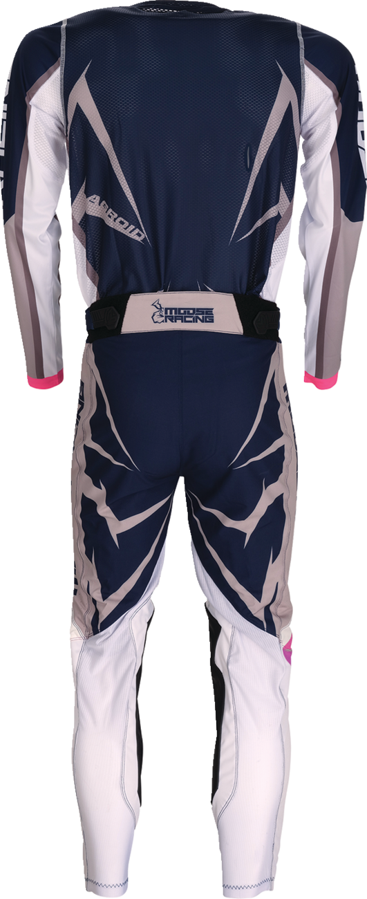 MOOSE OFFROAD Agroid Pants - Navy/White - US 38, Part Number 2901-11760