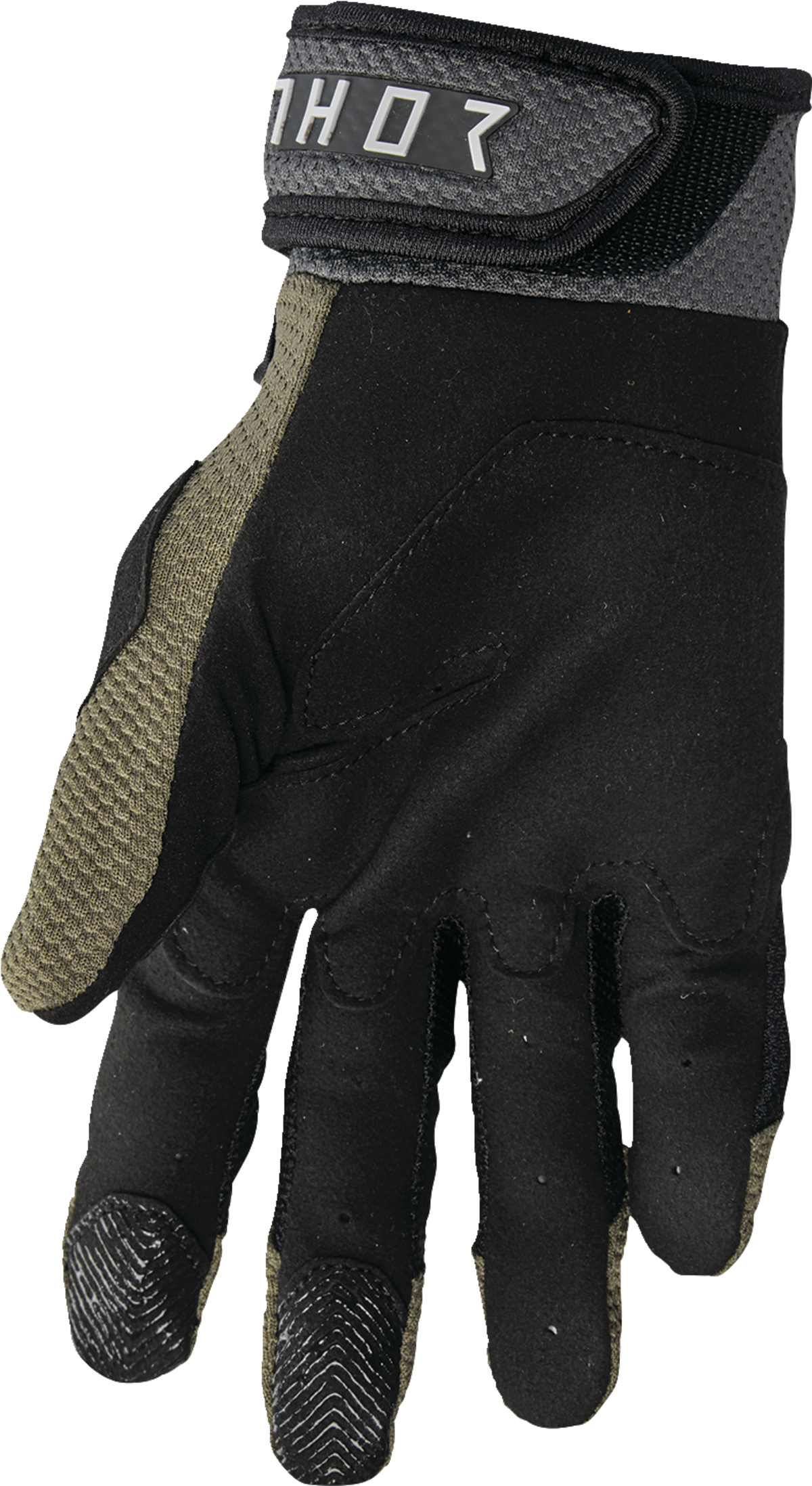 THOR Terrain Gloves Small by THOR - Army/Charcoal, Part No. 3330-8250