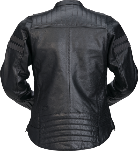 Z1R Women's Remedy Leather Motorcycle Jacket - Black - Part 2813-1046
