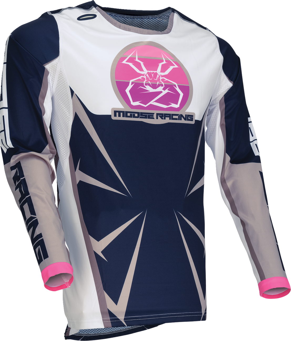 Moose Offroad Agroid Jersey Navy/White Small - Part Number 2910-8138