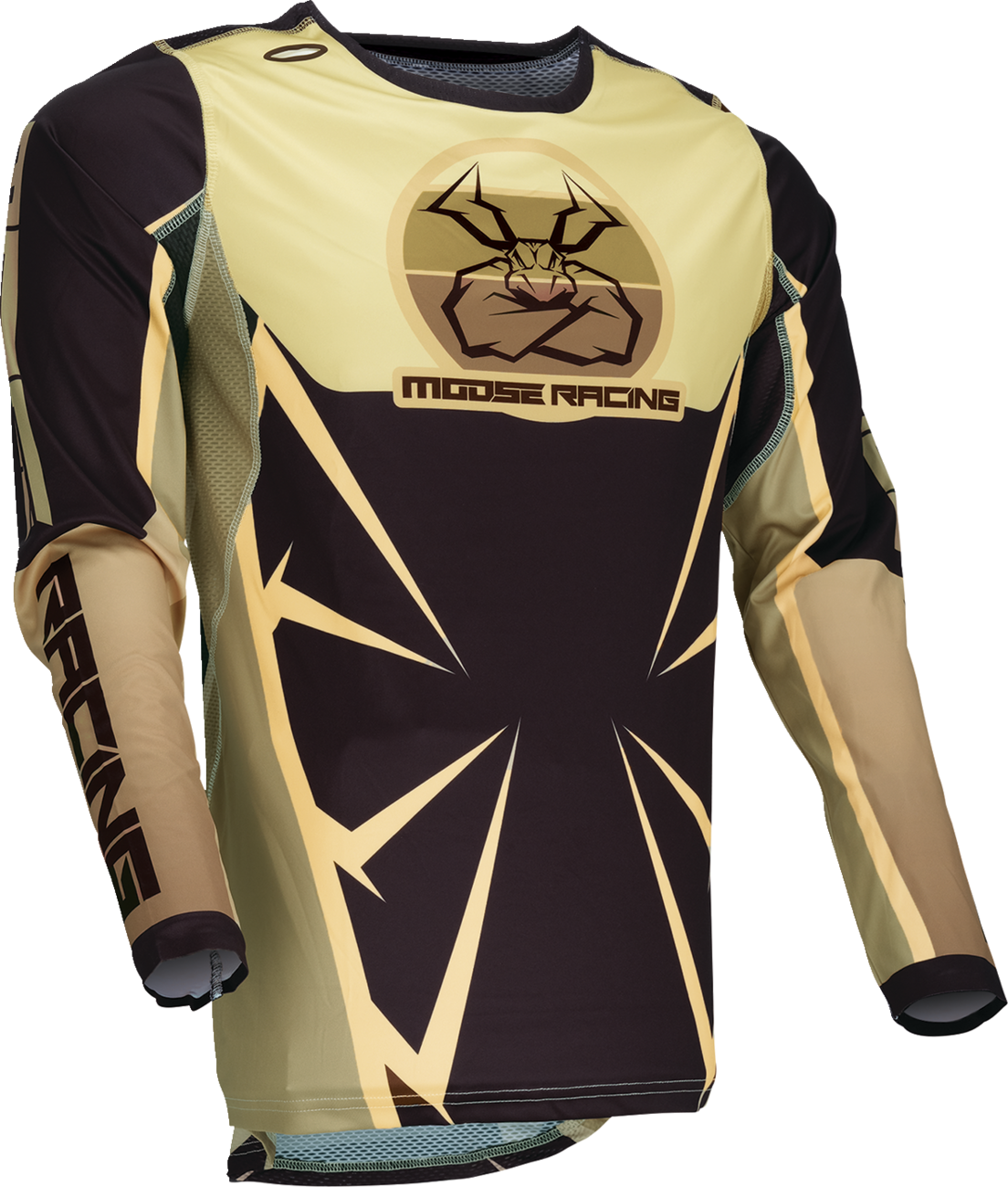Moose Offroad Agroid Jersey XL by Moose Offroad - Brown/Black, Part No. 2910-8148