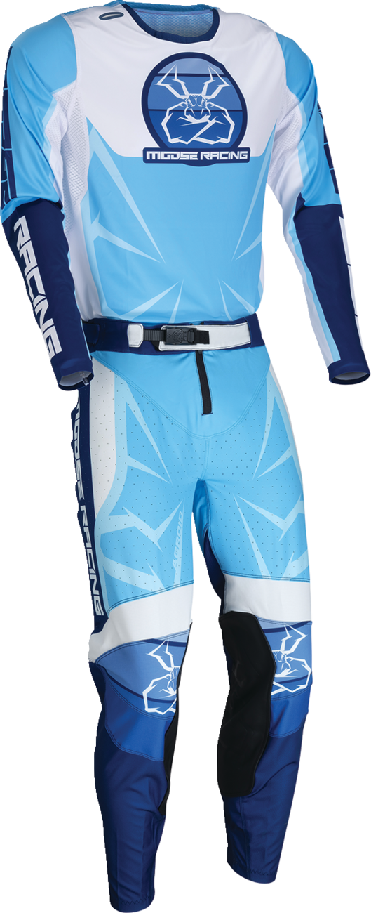 Moose Offroad Agroid Jersey 2XL Blue/White - Part Number 2910-8135