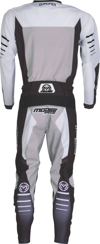 Moose Offroad Qualifier® Jersey 2XL - Black and White, Durable Polyester Fabric, Performance Fit