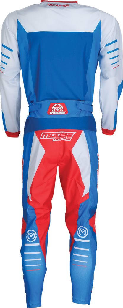 Moose Offroad Qualifier® Jersey - Red/White/Blue, Size Small - Part #2910-8175